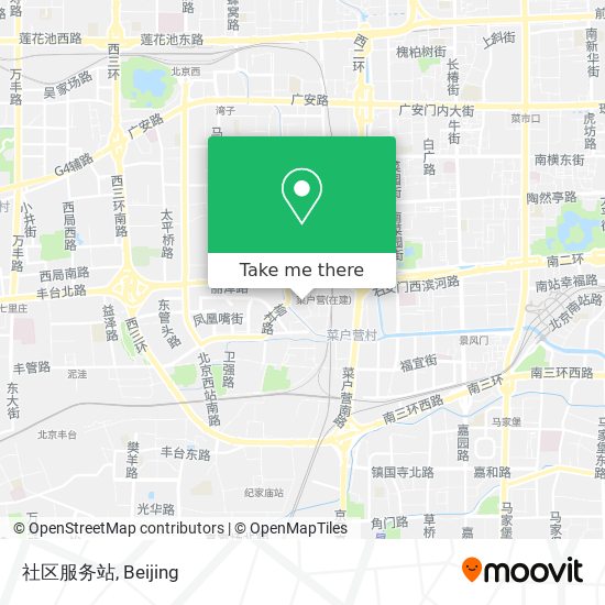 社区服务站 map