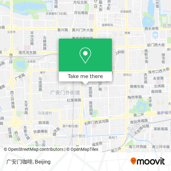 广安门咖啡 map