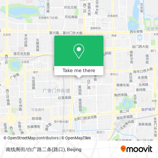 南线阁街/白广路二条(路口) map