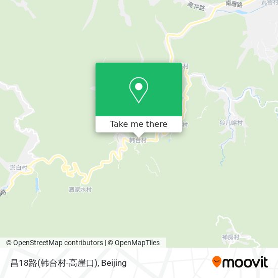 昌18路(韩台村-高崖口) map