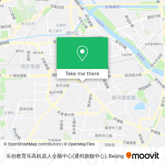 乐创教育乐高机器人全脑中心(通州旗舰中心) map