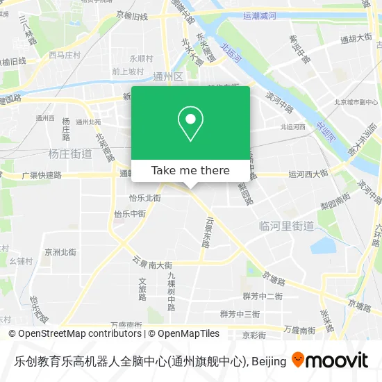 乐创教育乐高机器人全脑中心(通州旗舰中心) map