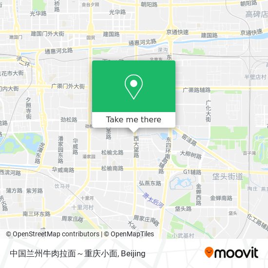 中国兰州牛肉拉面～重庆小面 map