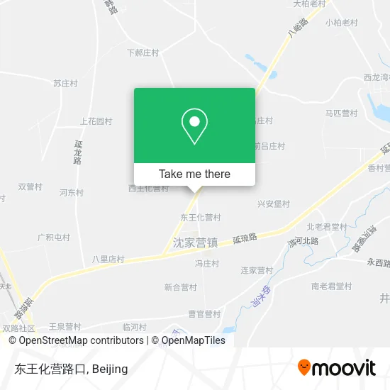 东王化营路口 map
