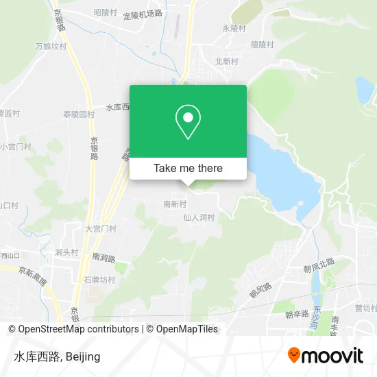 水库西路 map
