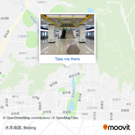水库南路 map