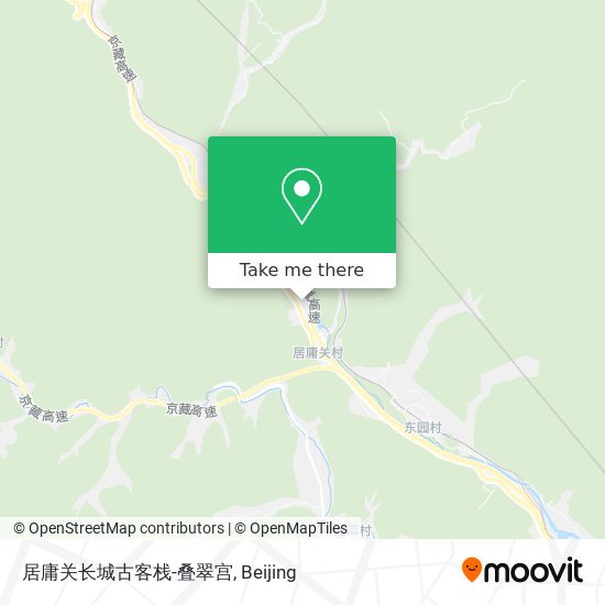 居庸关长城古客栈-叠翠宫 map