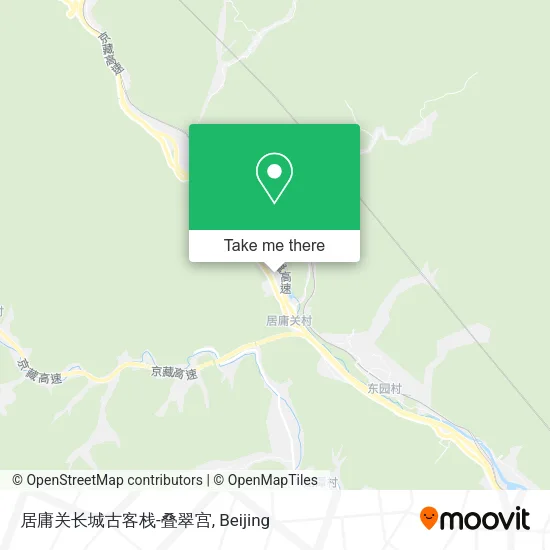 居庸关长城古客栈-叠翠宫 map