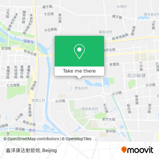 鑫泽康达射箭馆 map