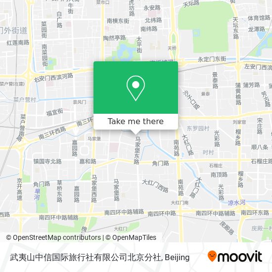 武夷山中信国际旅行社有限公司北京分社 map