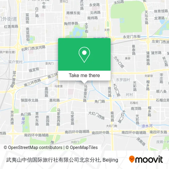 武夷山中信国际旅行社有限公司北京分社 map