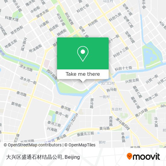 大兴区盛通石材结晶公司 map
