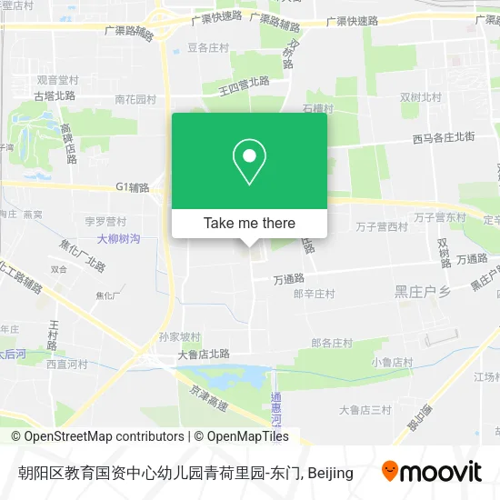 朝阳区教育国资中心幼儿园青荷里园-东门 map