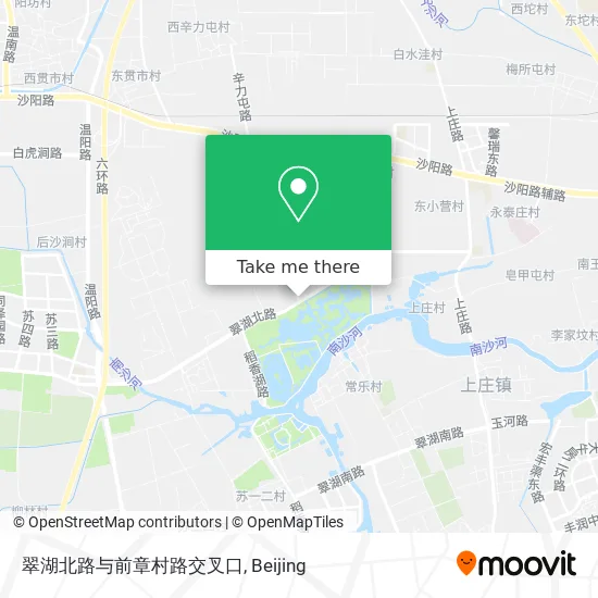 翠湖北路与前章村路交叉口 map