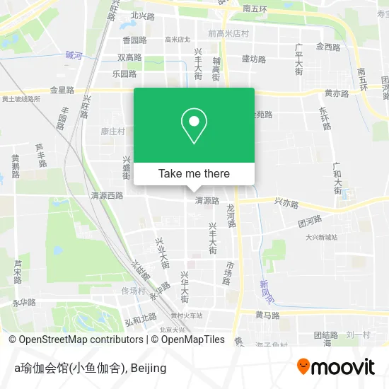 a瑜伽会馆(小鱼伽舍) map