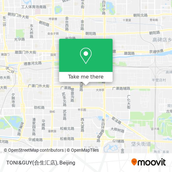 TONI&GUY(合生汇店) map