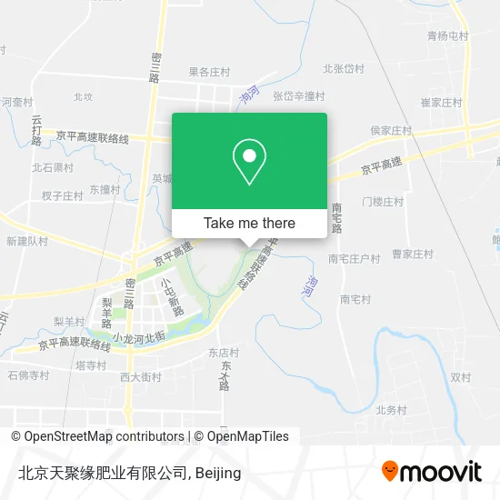 北京天聚缘肥业有限公司 map