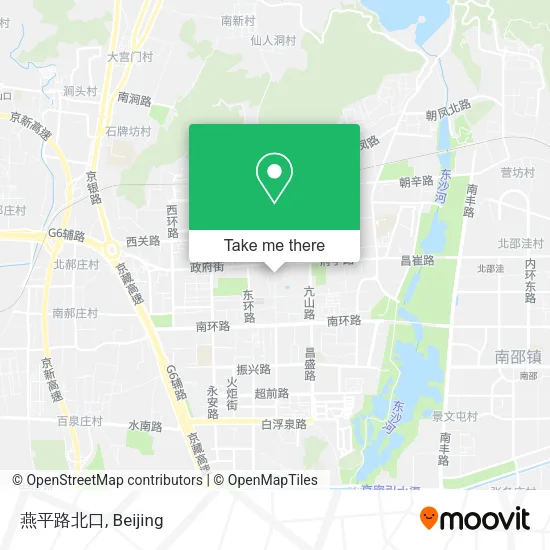 燕平路北口 map
