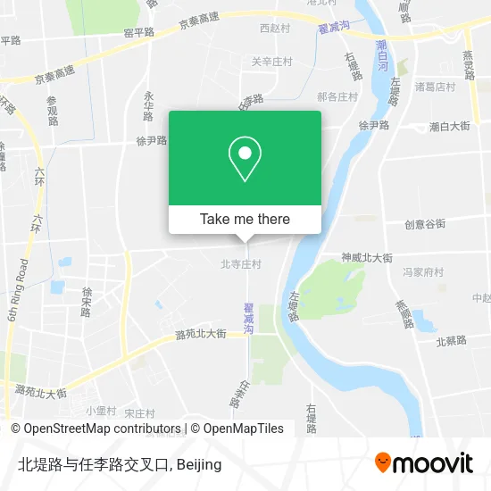 北堤路与任李路交叉口 map