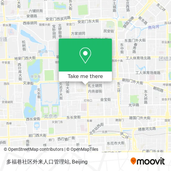 多福巷社区外来人口管理站 map