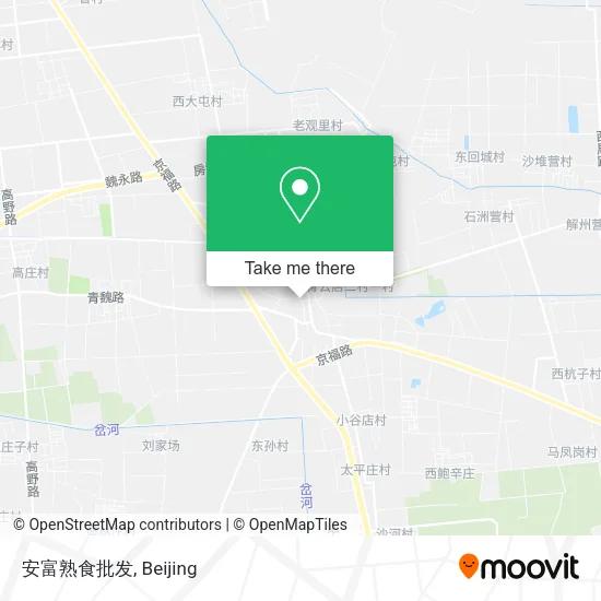 安富熟食批发 map