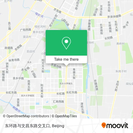 东环路与文昌东路交叉口 map
