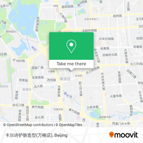 卡尔诗护肤造型(万柳店) map