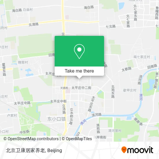 北京卫康居家养老 map