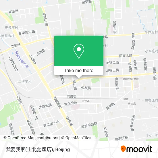 我爱我家(上北鑫座店) map