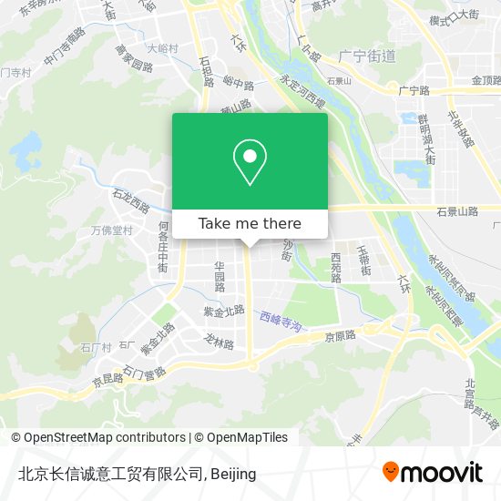北京长信诚意工贸有限公司 map
