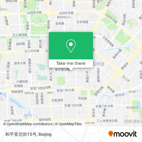 和平里北街15号 map