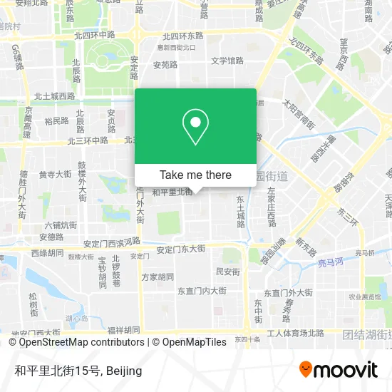 和平里北街15号 map