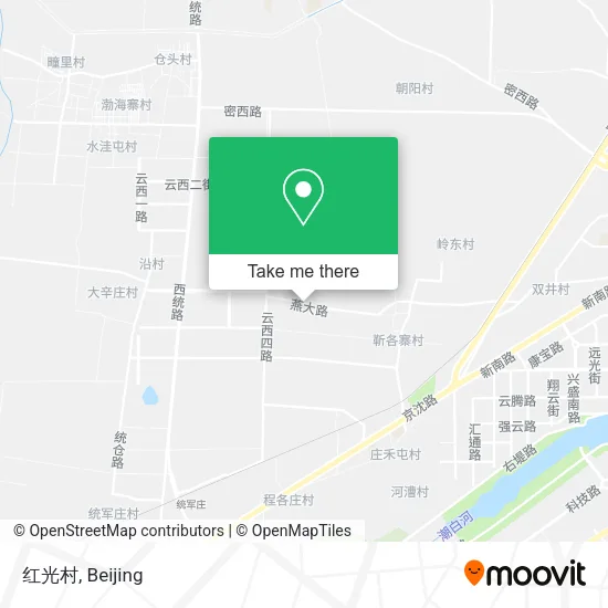 红光村 map