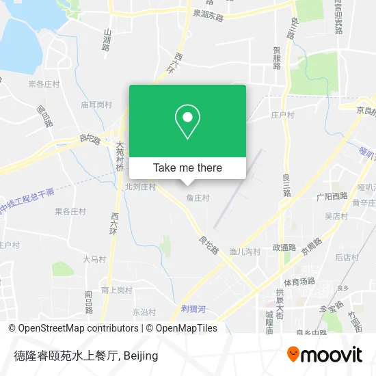 德隆睿颐苑水上餐厅 map
