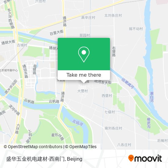 盛华五金机电建材-西南门 map