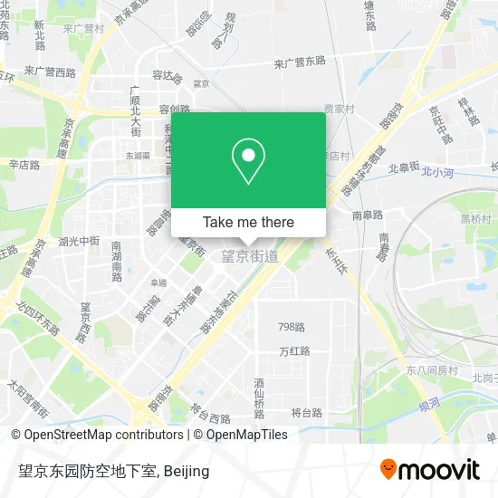 望京东园防空地下室 map