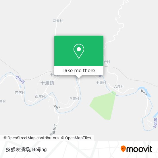 猕猴表演场 map