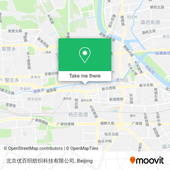 北京优百织纺织科技有限公司 map