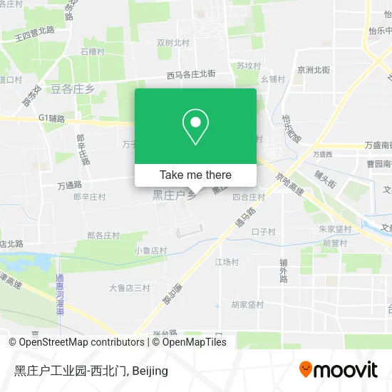 黑庄户工业园-西北门 map