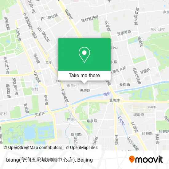 biang(华润五彩城购物中心店) map