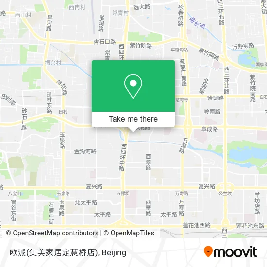 欧派(集美家居定慧桥店) map