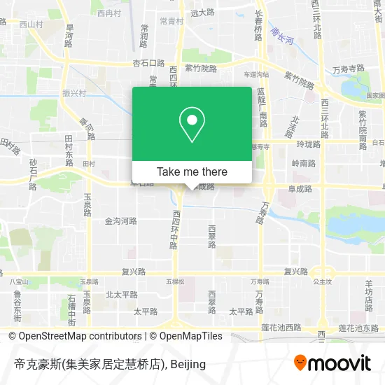 帝克豪斯(集美家居定慧桥店) map