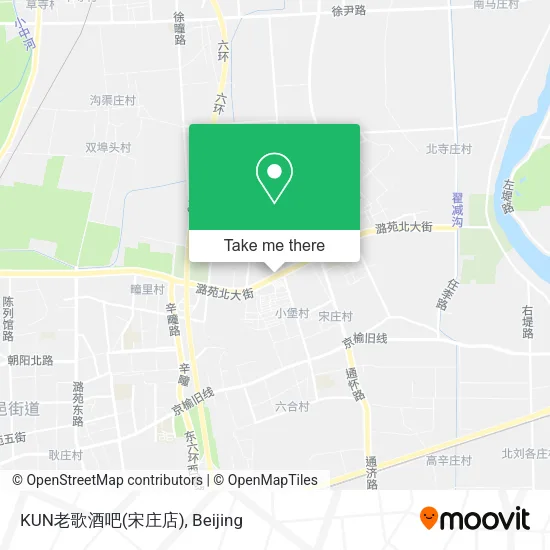 KUN老歌酒吧(宋庄店) map
