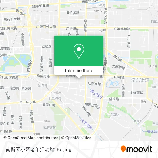 南新园小区老年活动站 map