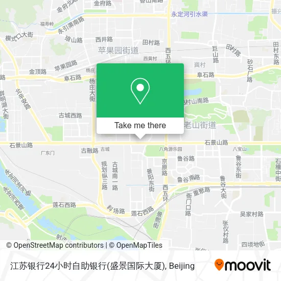 江苏银行24小时自助银行(盛景国际大厦) map