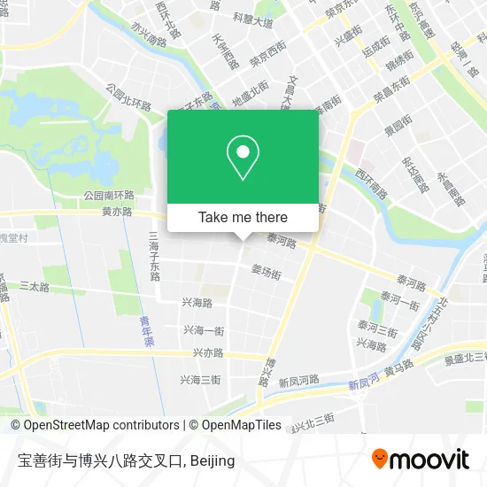宝善街与博兴八路交叉口 map