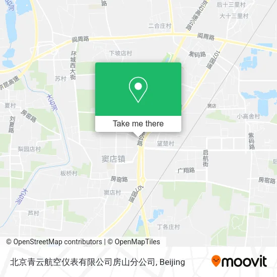 北京青云航空仪表有限公司房山分公司 map
