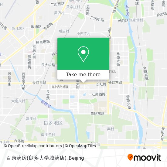 百康药房(良乡大学城药店) map