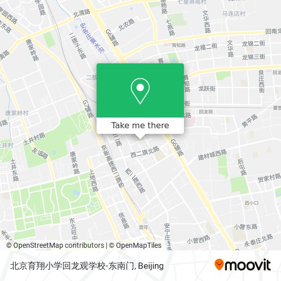 北京育翔小学回龙观学校-东南门 map