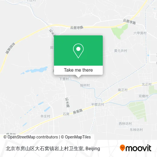 北京市房山区大石窝镇岩上村卫生室 map